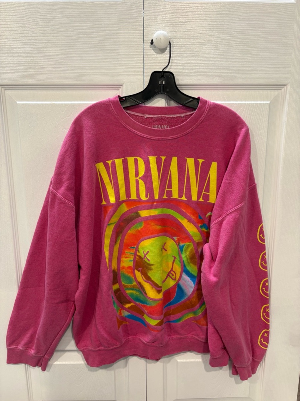Urban Outfitters X Nirvana Overdyed Crew Neck Sweatshirt S/M